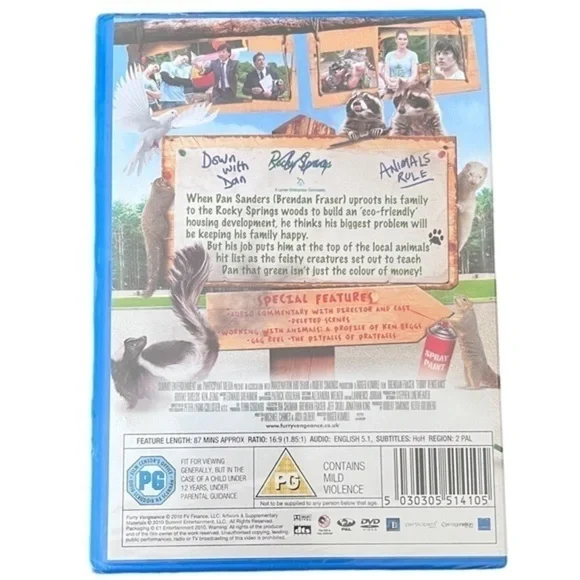 Furry Vengeance DVD - Brendan Fraser - Comedy Movie - Picture 2 of 4